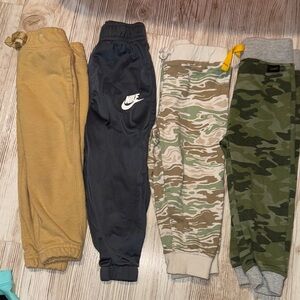 Nike Black and White Kids Joggers